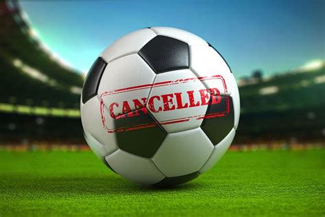 Football betting: what happens if a match is .
